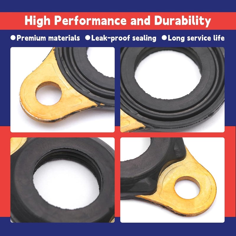 Dusledel 6 Pcs A4720780180 Leak-Proof Fuel Injector Line Seals Kit Compatible with Detroit DD15 Diesel Engines Replacement for Freightliner Cascadia for Western Star Replace A4720780480 - Image 5